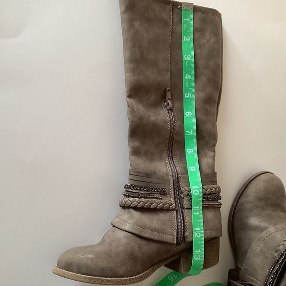 JellyPop Girls Brown Boots Decorative Ankle Feature Side Zipper Closure - Picture 10 of 10